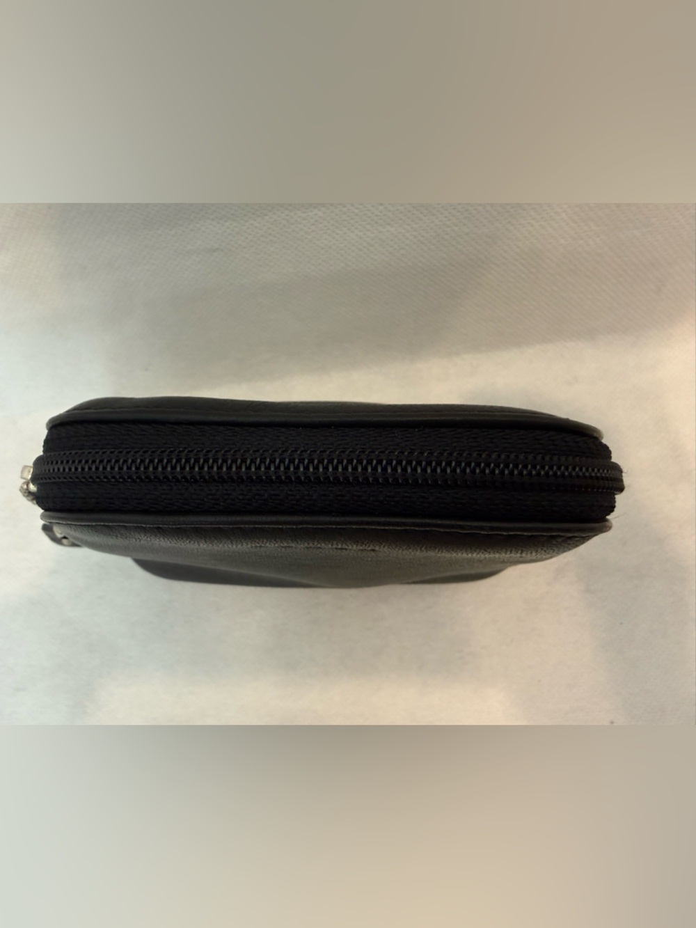 Coach Vintage Black Leather Small Zip Pouch - Picture 5 of 9